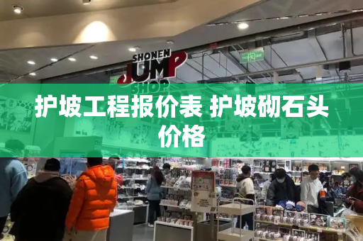 护坡工程报价表 护坡砌石头价格