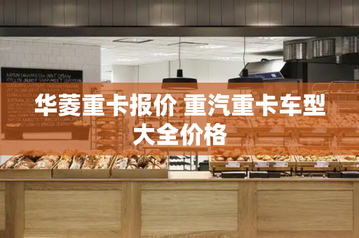 华菱重卡报价 重汽重卡车型大全价格