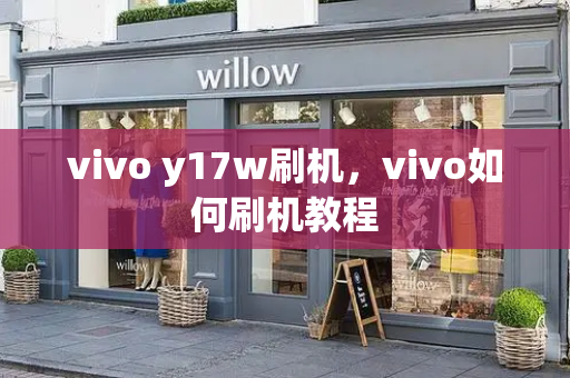 vivo y17w刷机，vivo如何刷机教程