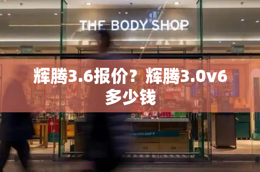辉腾3.6报价？辉腾3.0v6多少钱-第1张图片-星选测评
