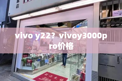 vivo y22？vivoy3000pro价格