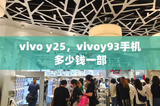 vivo y25，vivoy93手机多少钱一部