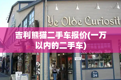 吉利熊猫二手车报价(一万以内的二手车)