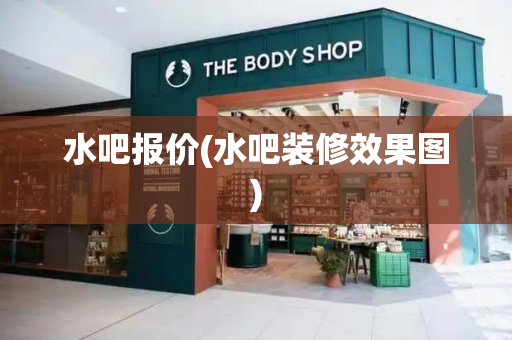 水吧报价(水吧装修效果图)-第1张图片-星选测评