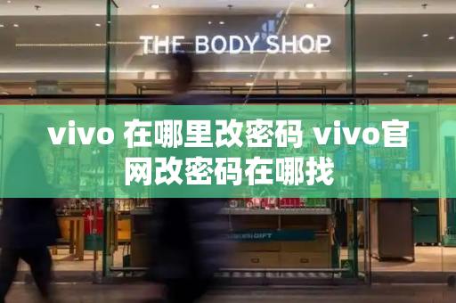 vivo 在哪里改密码 vivo官网改密码在哪找-第1张图片-星选测评