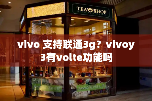 vivo 支持联通3g？vivoy3有volte功能吗-第1张图片-星选测评