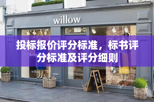 投标报价评分标准，标书评分标准及评分细则