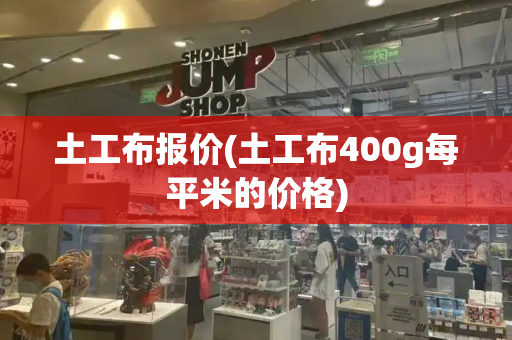土工布报价(土工布400g每平米的价格)-第1张图片-星选测评