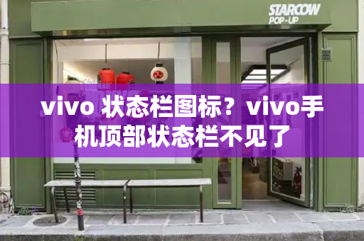 vivo 状态栏图标？vivo手机顶部状态栏不见了-第1张图片-星选测评