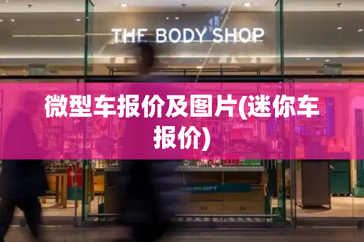 微型车报价及图片(迷你车报价)