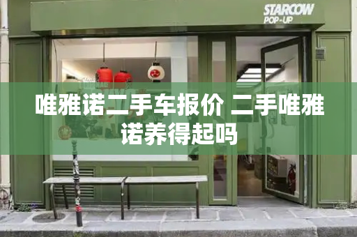 唯雅诺二手车报价 二手唯雅诺养得起吗-第1张图片-星选测评