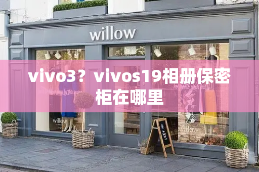 vivo3？vivos19相册保密柜在哪里