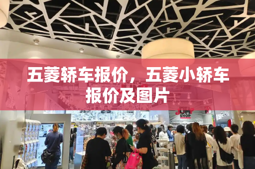 五菱轿车报价，五菱小轿车报价及图片