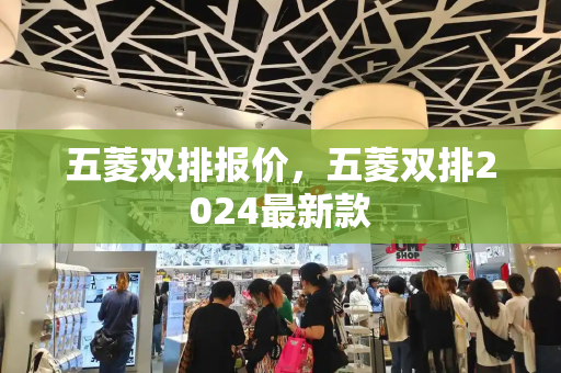 五菱双排报价，五菱双排2024最新款-第1张图片-星选测评