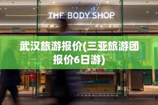 武汉旅游报价(三亚旅游团报价6日游)-第1张图片-星选测评