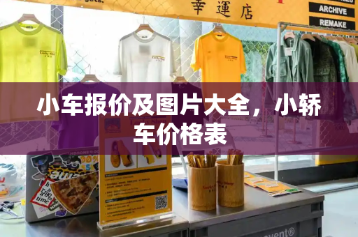 小车报价及图片大全，小轿车价格表