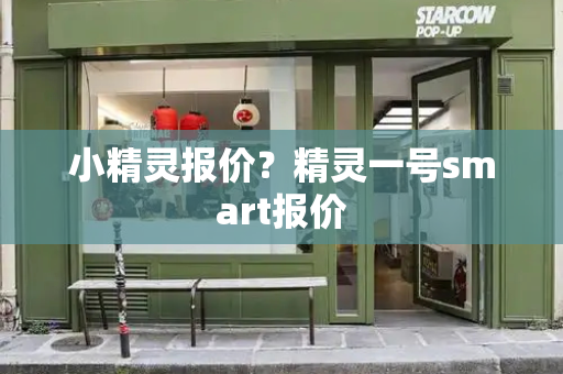 小精灵报价？精灵一号smart报价-第1张图片-星选测评