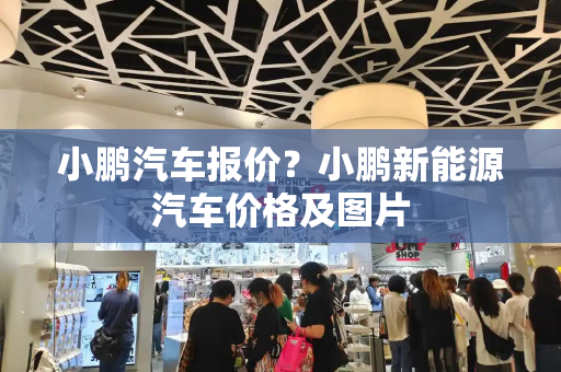 小鹏汽车报价？小鹏新能源汽车价格及图片-第1张图片-星选测评