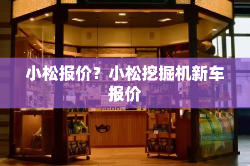 小松报价？小松挖掘机新车报价-第1张图片-星选测评