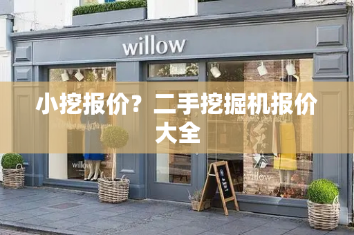 小挖报价？二手挖掘机报价大全-第1张图片-星选测评