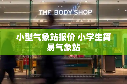 小型气象站报价 小学生简易气象站-第1张图片-星选测评