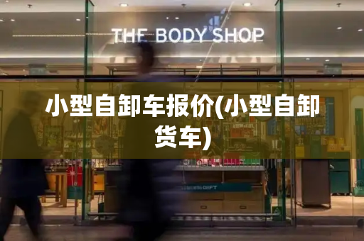 小型自卸车报价(小型自卸货车)