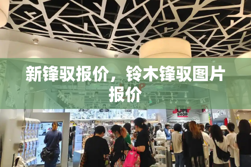 新锋驭报价，铃木锋驭图片报价-第1张图片-星选测评