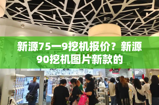 新源75一9挖机报价？新源90挖机图片新款的-第1张图片-星选测评