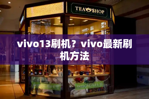 vivo13刷机？vivo最新刷机方法