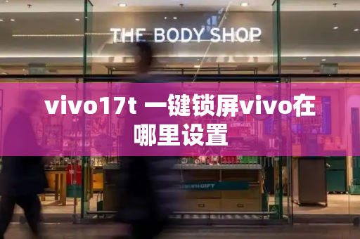 vivo17t 一键锁屏vivo在哪里设置