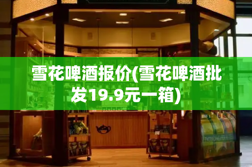 雪花啤酒报价(雪花啤酒批发19.9元一箱)