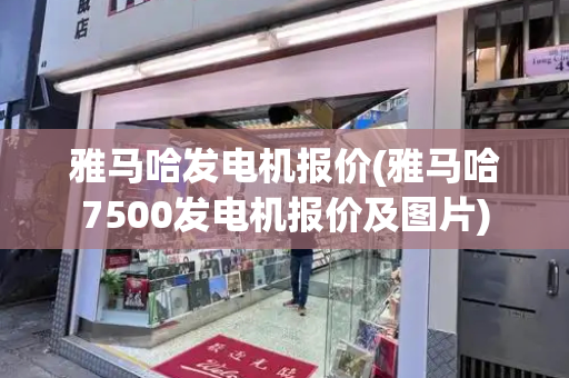 雅马哈发电机报价(雅马哈7500发电机报价及图片)-第1张图片-星选测评