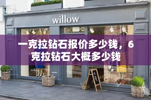 一克拉钻石报价多少钱，6克拉钻石大概多少钱-第1张图片-星选测评