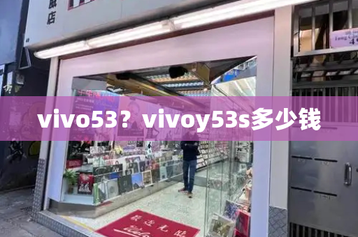 vivo53？vivoy53s多少钱-第1张图片-星选测评