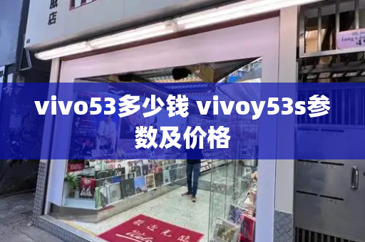 vivo53多少钱 vivoy53s参数及价格-第1张图片-星选测评
