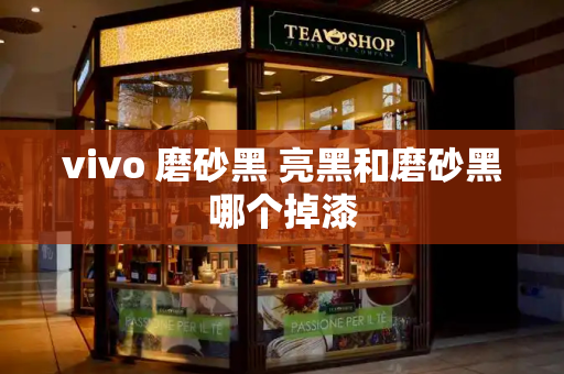 vivo 磨砂黑 亮黑和磨砂黑哪个掉漆