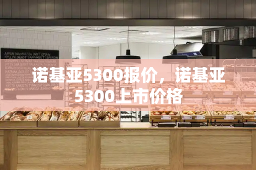 诺基亚5300报价，诺基亚5300上市价格-第1张图片-星选测评