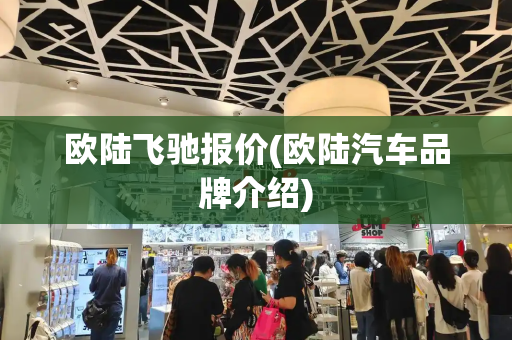 欧陆飞驰报价(欧陆汽车品牌介绍)-第1张图片-星选测评