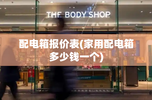 配电箱报价表(家用配电箱多少钱一个)-第1张图片-星选测评