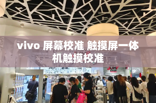 vivo 屏幕校准 触摸屏一体机触摸校准