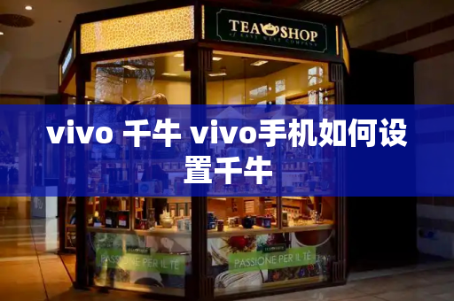 vivo 千牛 vivo手机如何设置千牛