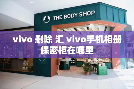 vivo 删除 汇 vivo手机相册保密柜在哪里