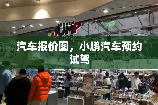 汽车报价图，小鹏汽车预约试驾
