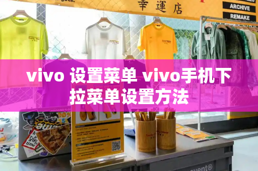 vivo 设置菜单 vivo手机下拉菜单设置方法-第1张图片-星选测评