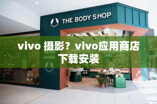 vivo 摄影？vivo应用商店下载安装-第1张图片-星选测评