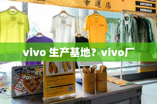 vivo 生产基地？vivo厂