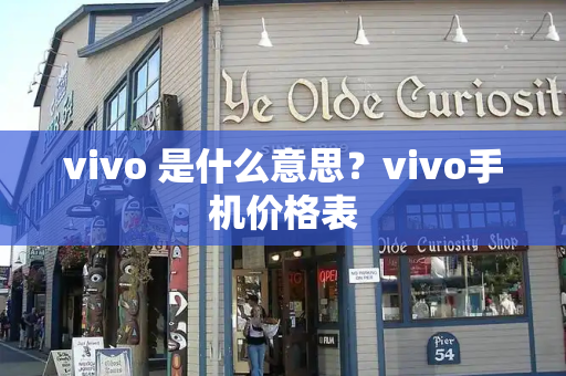 vivo 是什么意思？vivo手机价格表-第1张图片-星选测评