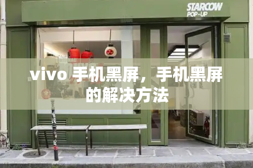 vivo 手机黑屏，手机黑屏的解决方法-第1张图片-星选测评