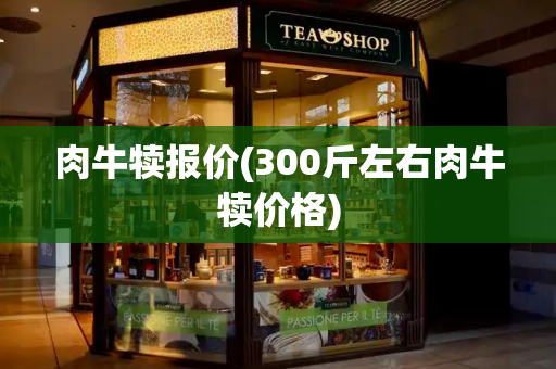 肉牛犊报价(300斤左右肉牛犊价格)-第1张图片-星选测评
