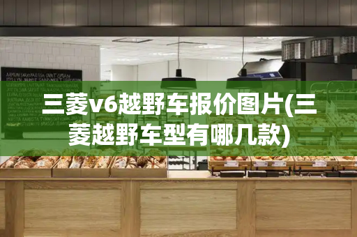 三菱v6越野车报价图片(三菱越野车型有哪几款)-第1张图片-星选测评